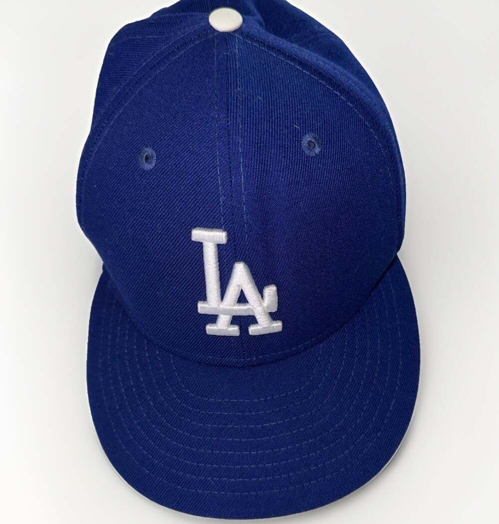 LA New Era 59FIFTY Los Angeles Dodgers Blue MLB Baseball Cap Size 7 1/4